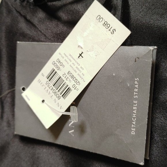 NWT'S Ann Taylor Black Tie Event Short Dupioni Silk Dress XS/S - Picture 12 of 16